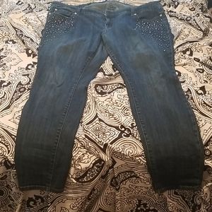 Torrid dark wash skinny jeans